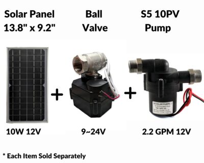S5 10PV Pump with Solar Panel Combo