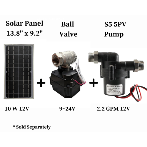 12V 10-Watt Solar Panels | US Solar Pumps