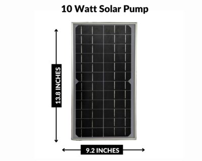 10-Watt 12V Solar Panel- solar panels for water pumps