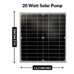 12V 20-Watt Solar Panel dimensions - solar panels for water pumps