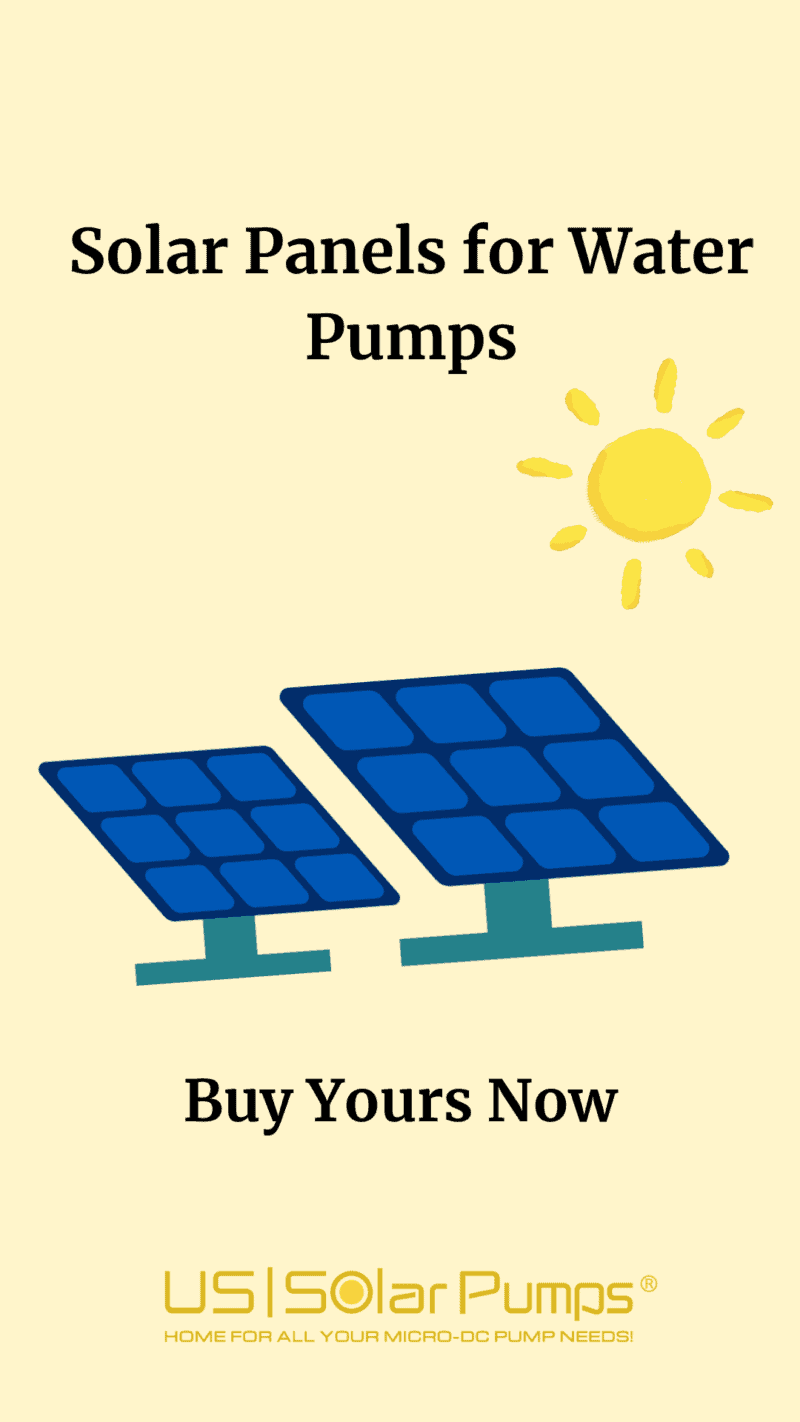 solar panels for water pumps